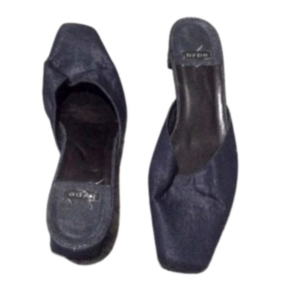 🍃 Hype Denim Jean Mules 9 - Picture 3 of 4